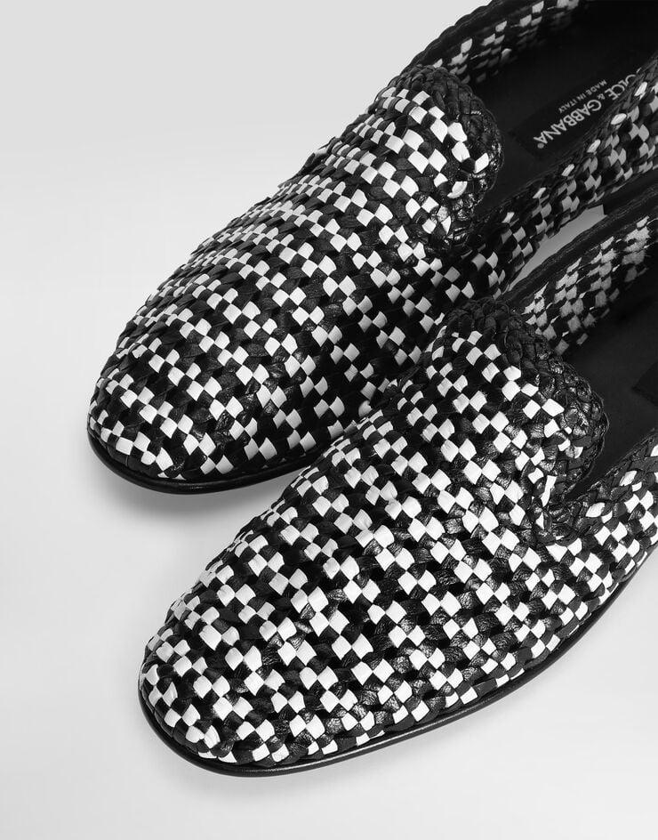 Dolce & Gabbana Slipper De Piel Trenzada