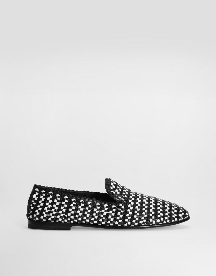 Dolce & Gabbana Slipper De Piel Trenzada