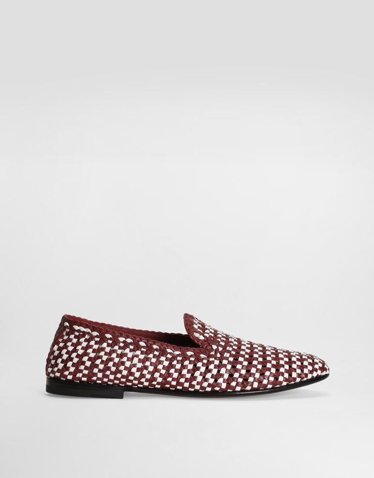Dolce & Gabbana Slipper de piel trenzada