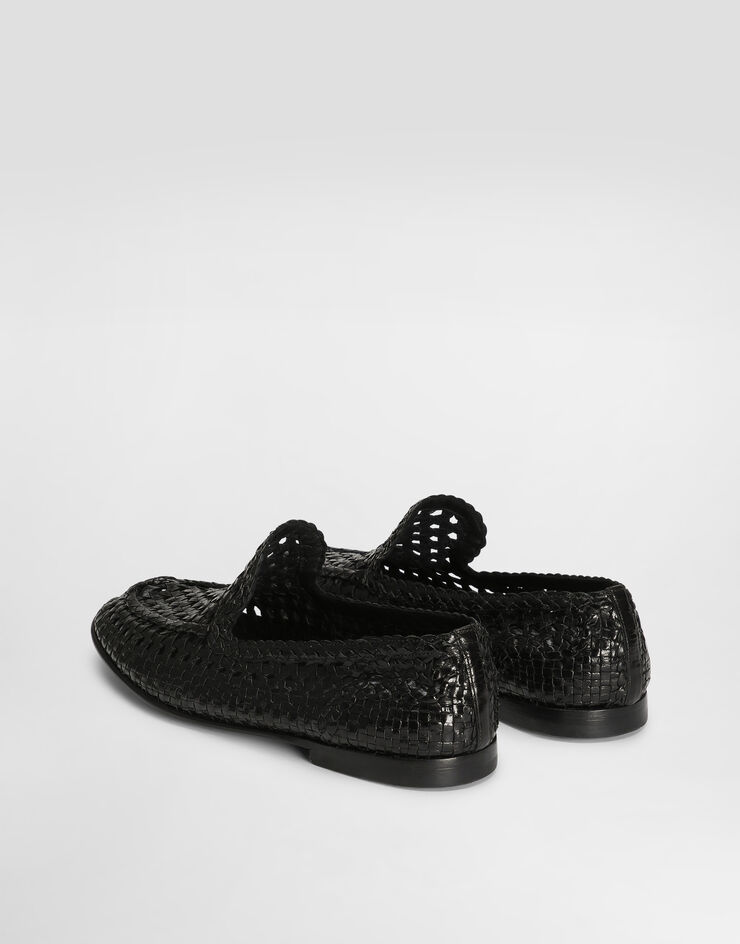 Dolce & Gabbana Slipper En Piel De Cabra Brillante