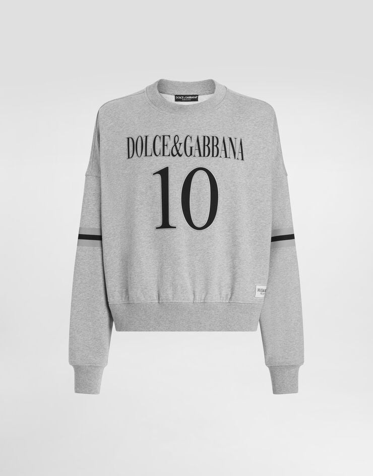 Dolce & Gabbana Sudadera De Algodón Con Logotipo