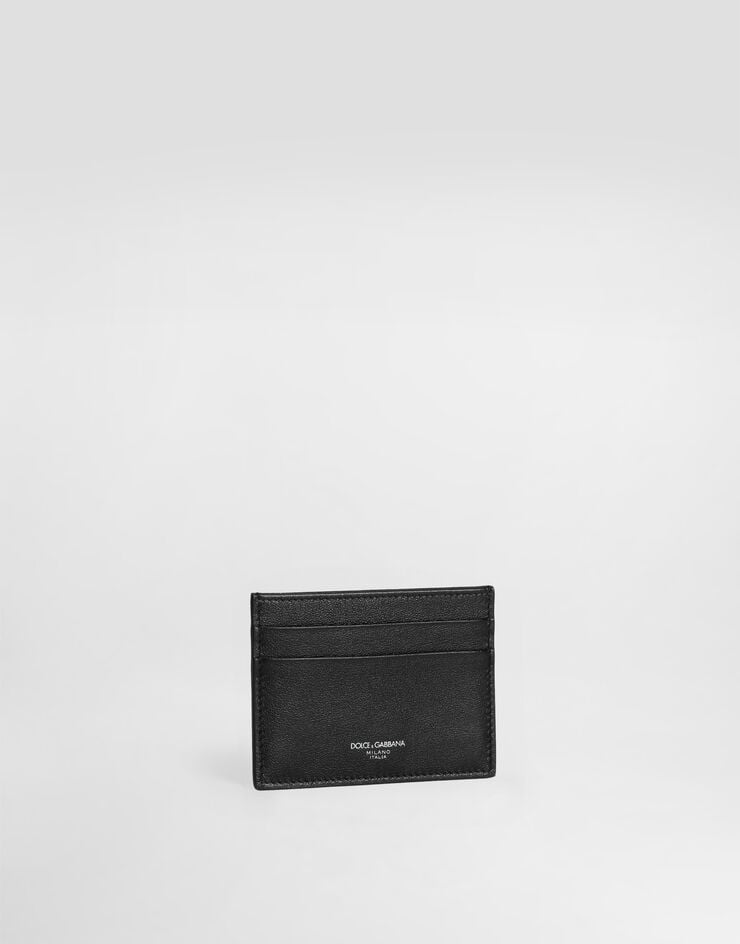 Dolce & Gabbana Tarjetero En Piel De Becerro