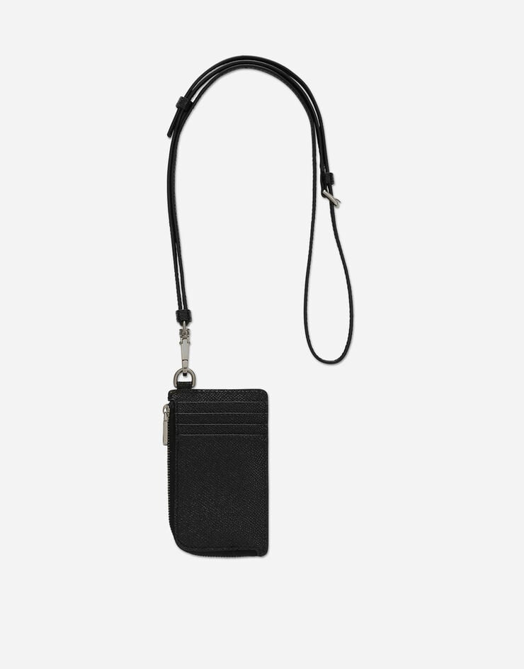 Dolce & Gabbana Tarjetero En Piel De Becerro