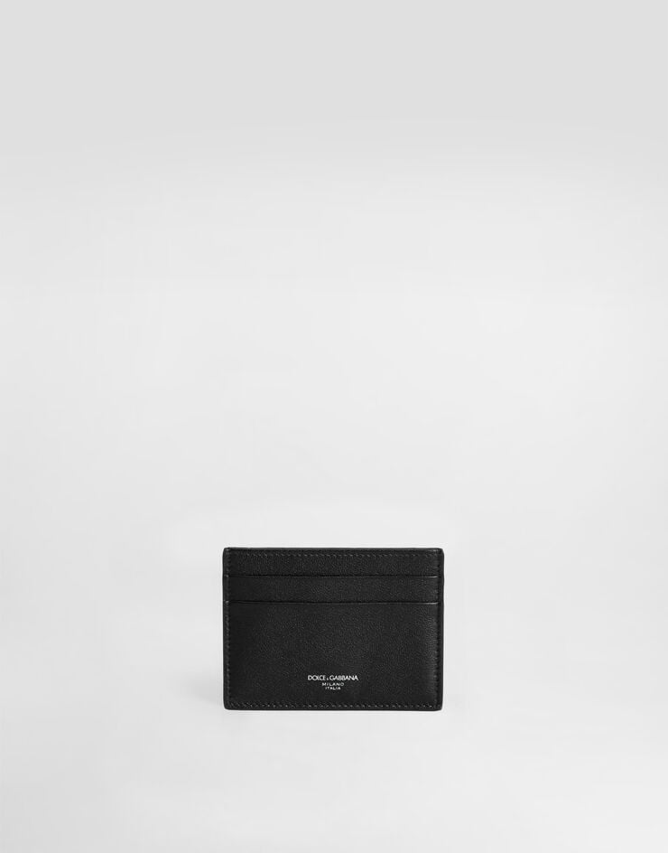 Dolce & Gabbana Tarjetero en piel de becerro
