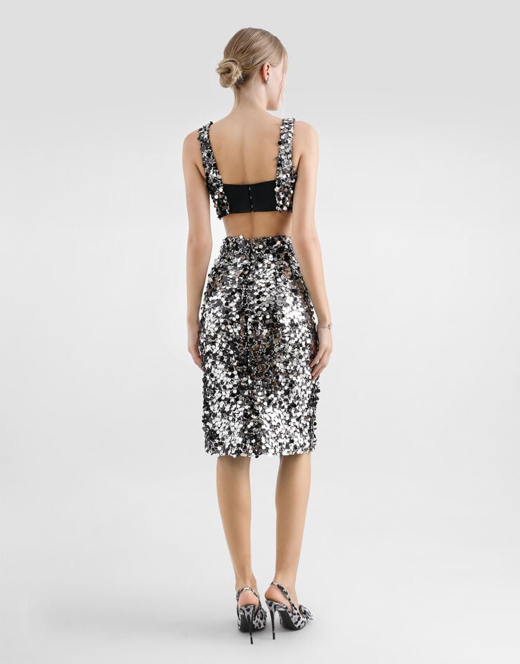 Dolce & Gabbana Top Bralette De Lentejuelas