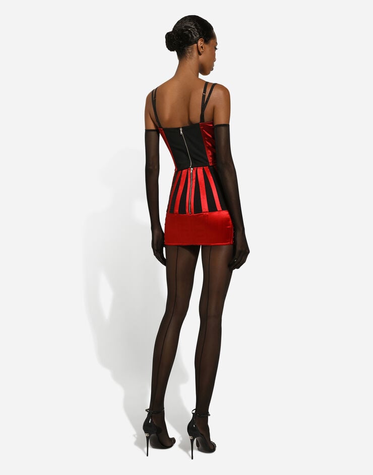 Dolce & Gabbana Top Tipo Corsé De Raso