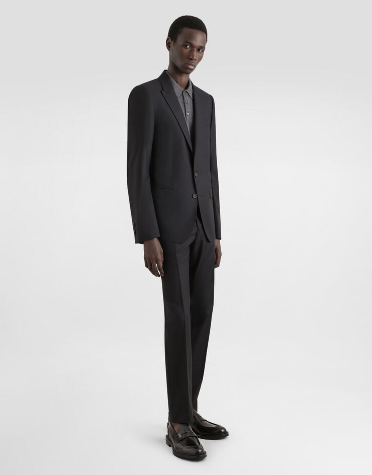 Dolce & Gabbana Traje Martini En Paño De Lana Y Seda