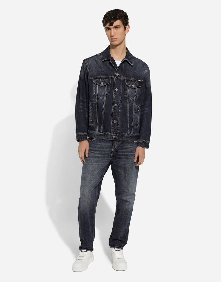 Dolce & Gabbana Vaqueros Loose De Denim Azul