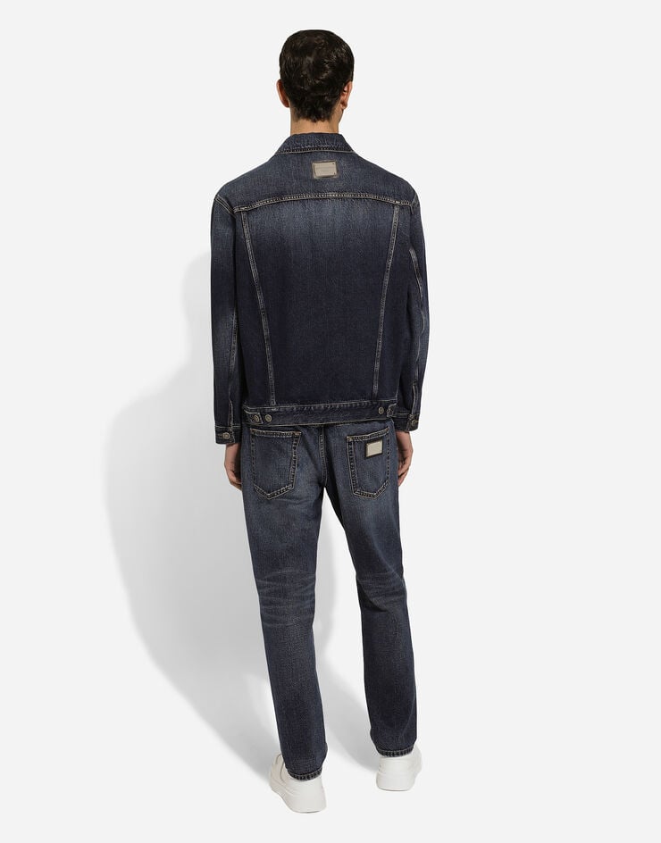 Dolce & Gabbana Vaqueros Loose De Denim Azul