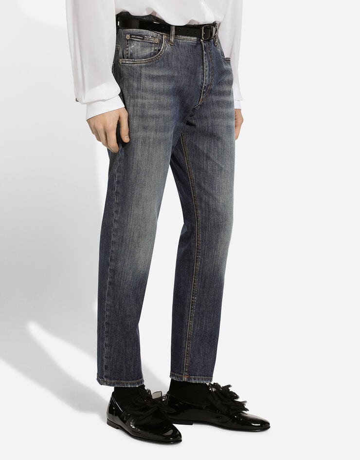 Dolce & Gabbana Vaqueros Loose De Denim Elástico