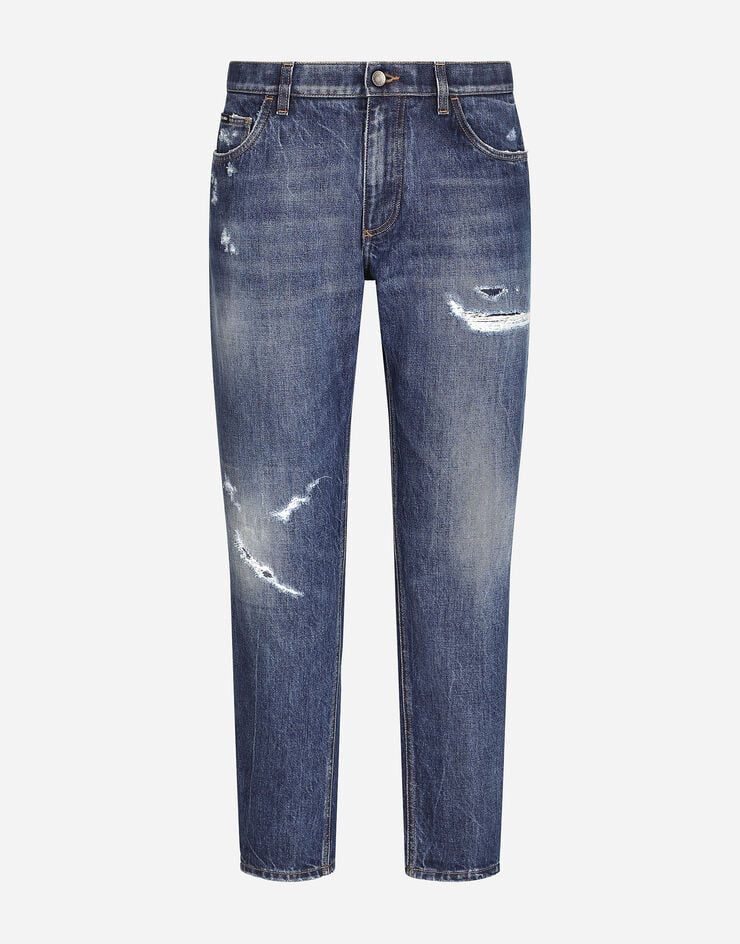 Dolce & Gabbana Vaqueros Loose De Denim Elástico