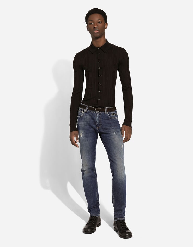 Dolce & Gabbana Vaqueros Slim De Denim Elástico