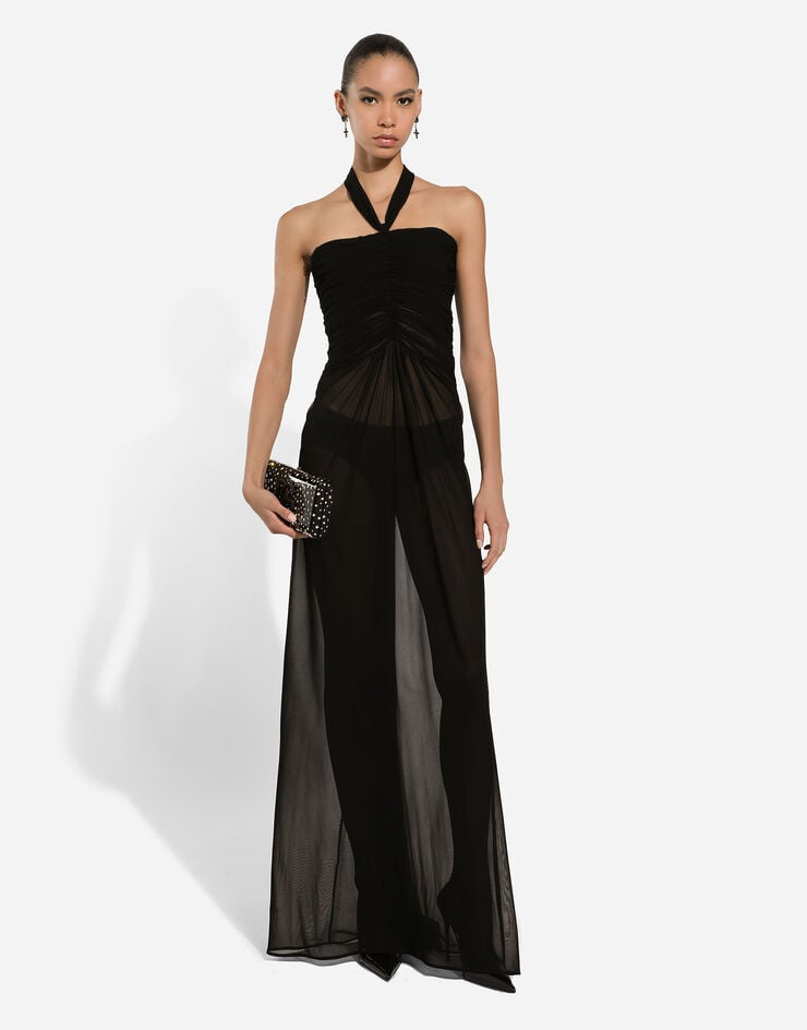 Dolce & Gabbana Vestido Largo De Organdí Ligero