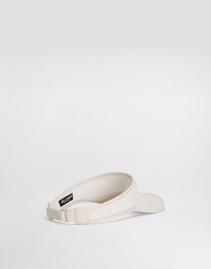 Dolce & Gabbana Visera De Gabardina Con Logotipo