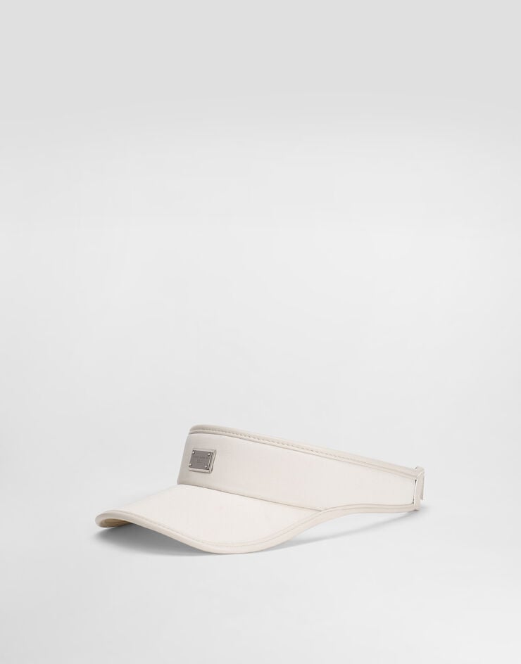 Dolce & Gabbana Visera de gabardina con logotipo