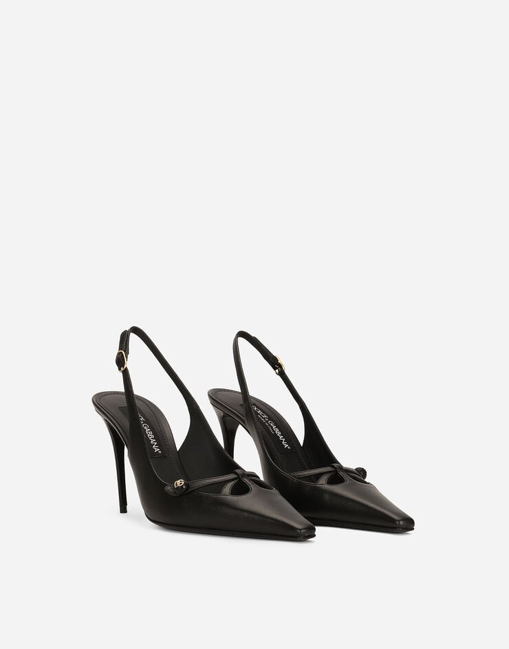 Dolce & Gabbana Zapato Destalonado De Napa