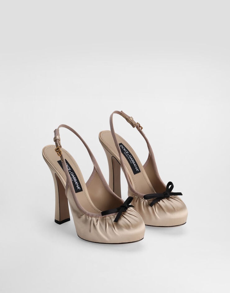 Dolce & Gabbana Zapato Destalonado De Raso