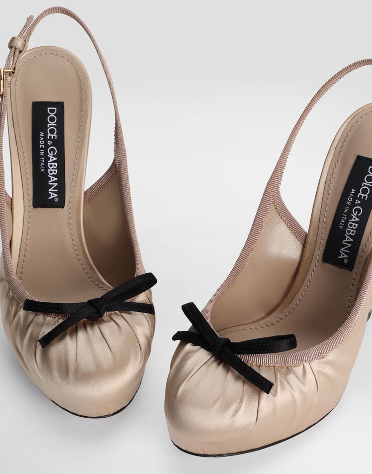 Dolce & Gabbana Zapato Destalonado De Raso