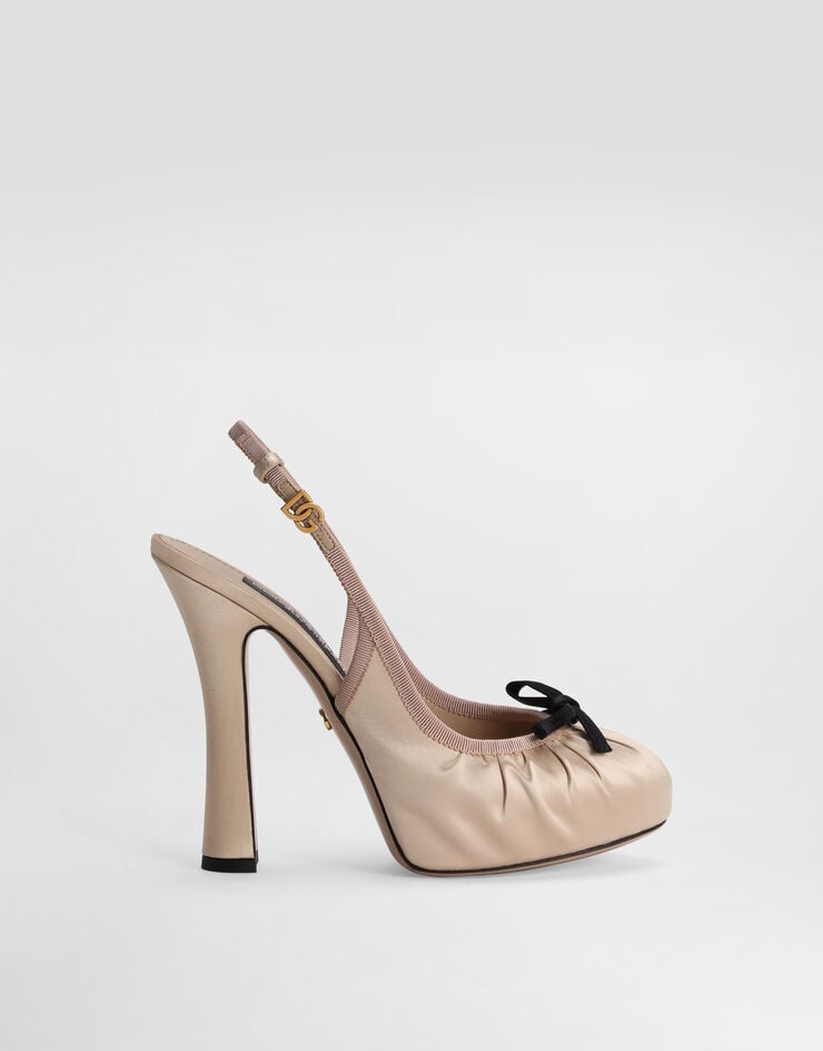 Dolce & Gabbana Zapato destalonado de raso