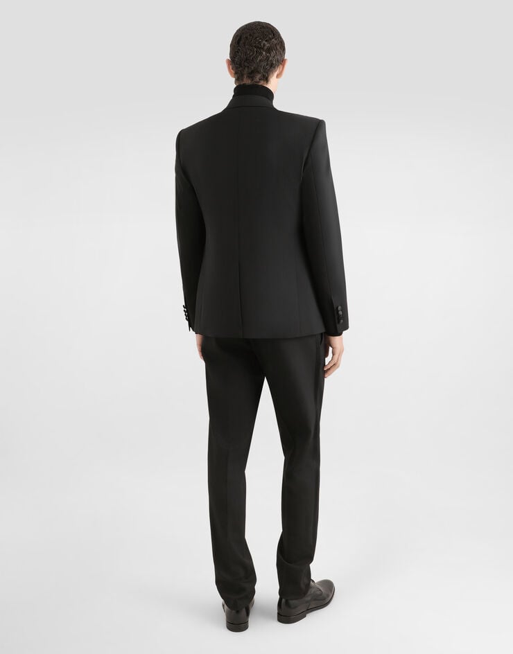 Dolce & Gabbana Esmoquin Sicilia De Tres Piezas En Lana Elástica