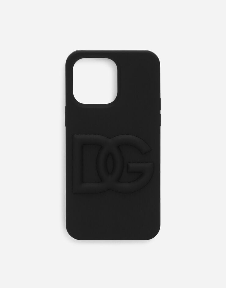 Dolce & Gabbana Funda DG Logo para iPhone 14 Pro de goma