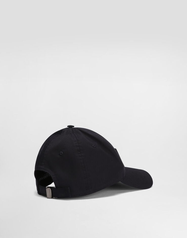 Dolce & Gabbana Gorra De Béisbol De Algodón Con Placa Con Logotipo