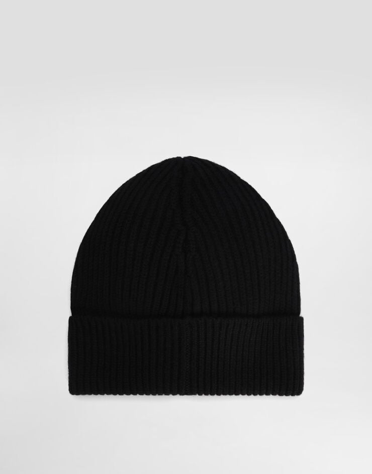 Dolce & Gabbana Gorro De Lana Y Cachemira Con Placa Con Logotipo