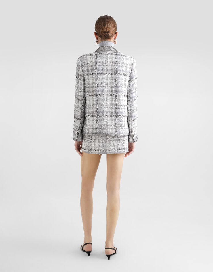 Dolce & Gabbana Jersey De Cuello Alto Bordado De Lentejuelas