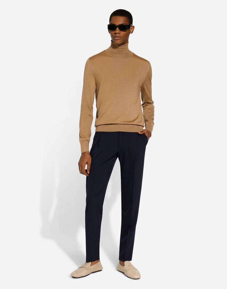 Dolce & Gabbana Jersey De Cuello Alto En Cachemira Y Seda