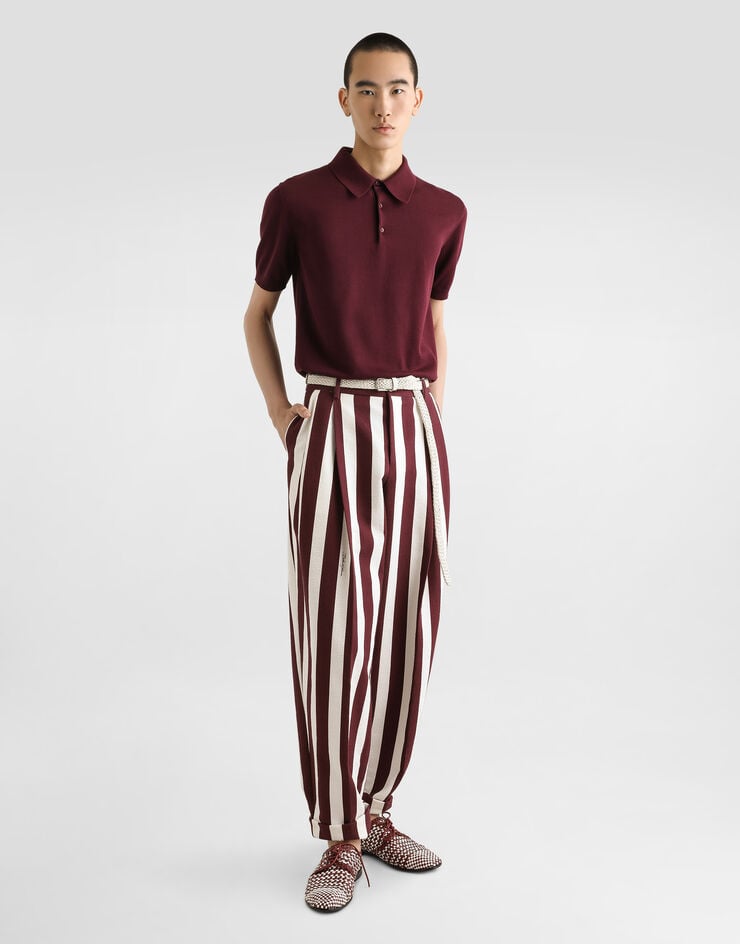 Dolce & Gabbana Jersey Polo De Manga Corta De Algodón