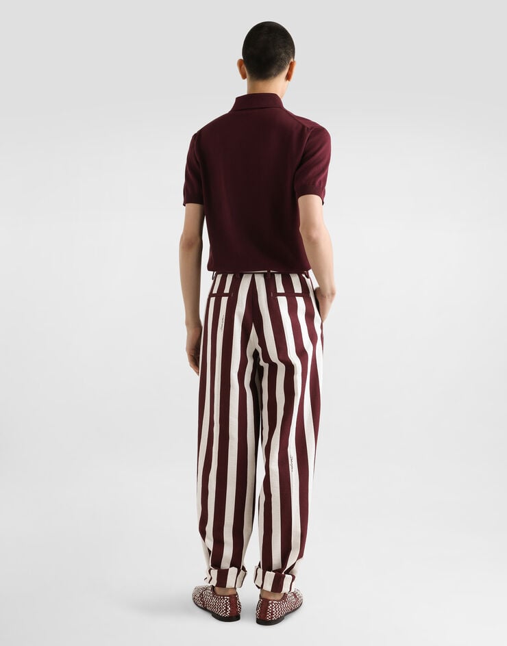 Dolce & Gabbana Jersey Polo De Manga Corta De Algodón