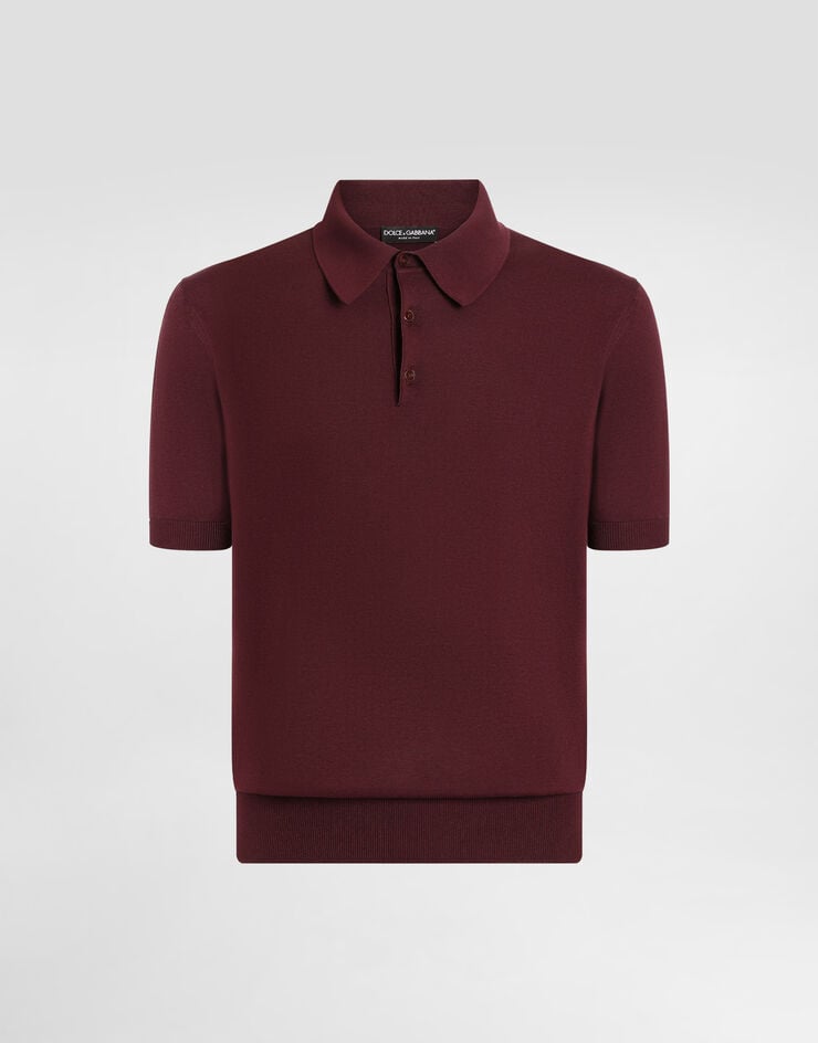Dolce & Gabbana Jersey polo de manga corta de algodón
