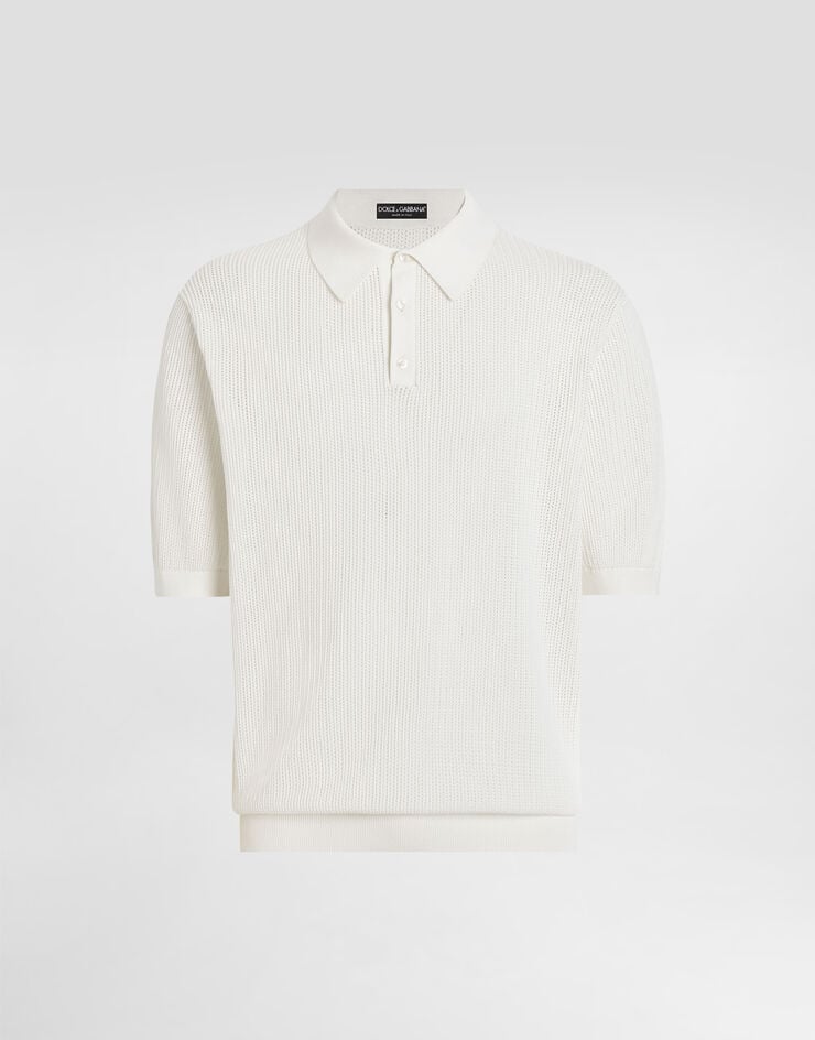 Dolce & Gabbana Jersey polo de manga corta de algodón
