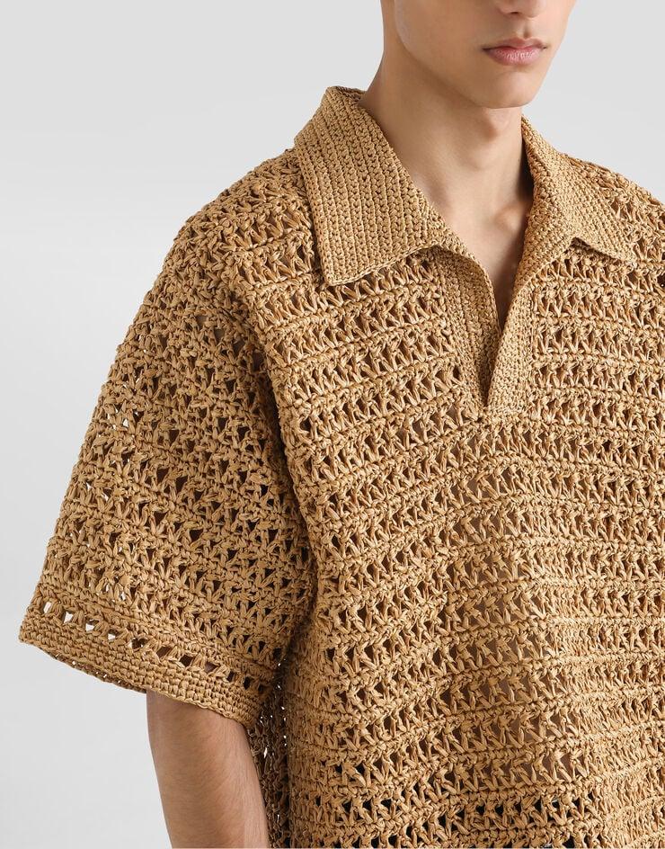 Dolce & Gabbana Jersey Polo De Manga Corta De Ganchillo De Viscosa