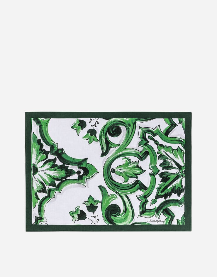 Dolce & Gabbana Juego De Mantel Individual Y Servilleta De Lino