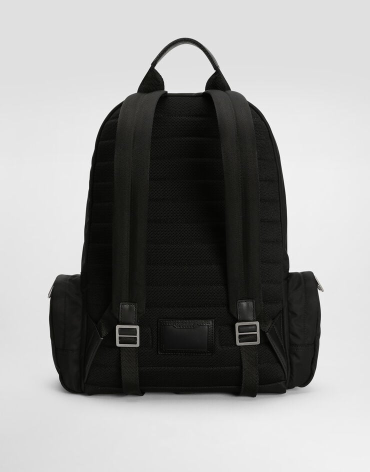 Dolce & Gabbana Mochila De Nailon Con Logotipo Engomado