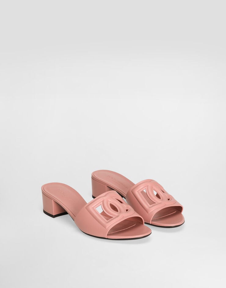 Dolce & Gabbana Mule De Piel De Becerro Y Logotipo DG