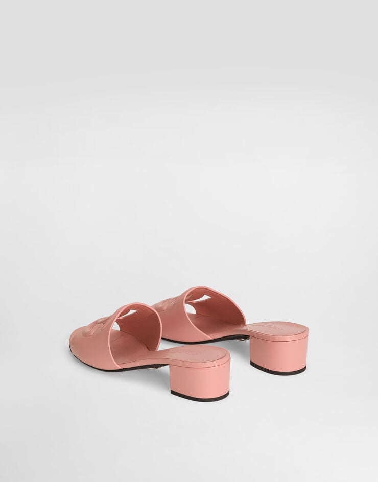 Dolce & Gabbana Mule De Piel De Becerro Y Logotipo DG