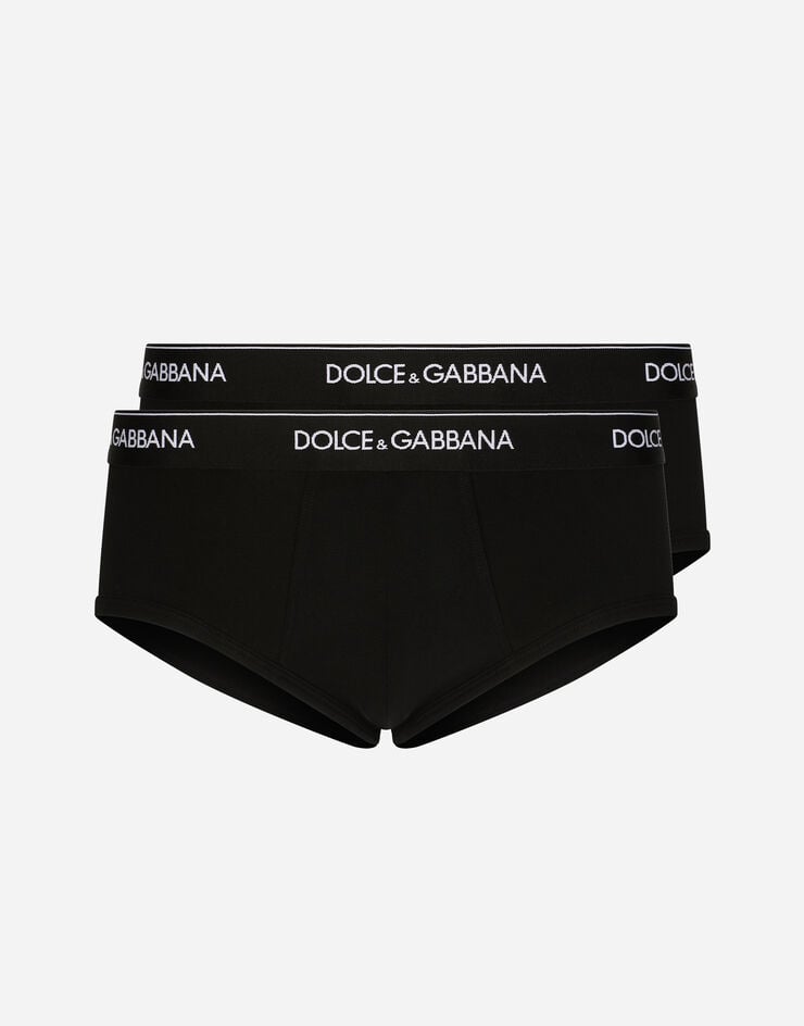 Dolce & Gabbana Pack de dos slips Brando de algodón elástico