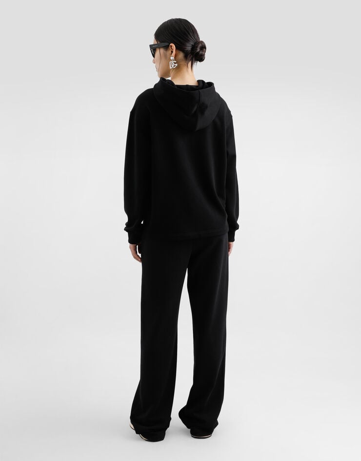 Dolce & Gabbana Pantalón De Chándal Acampanado De Punto Con Logotipo DG Bordado