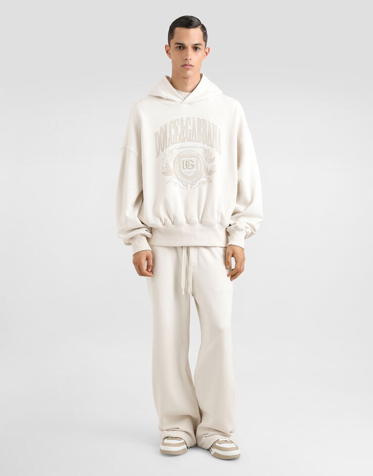 Dolce & Gabbana Pantalón De Chándal De Punto Elástico Con Bordado