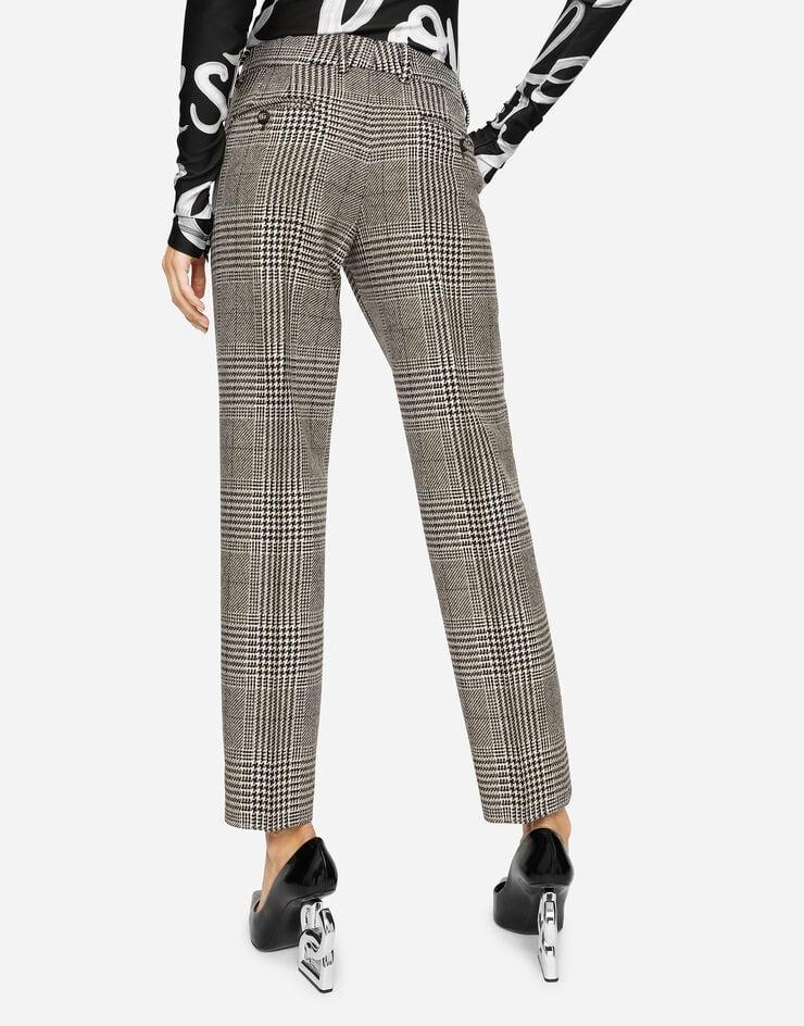 Dolce & Gabbana Pantalón De Talle Bajo Con Motivo Príncipe De Gales
