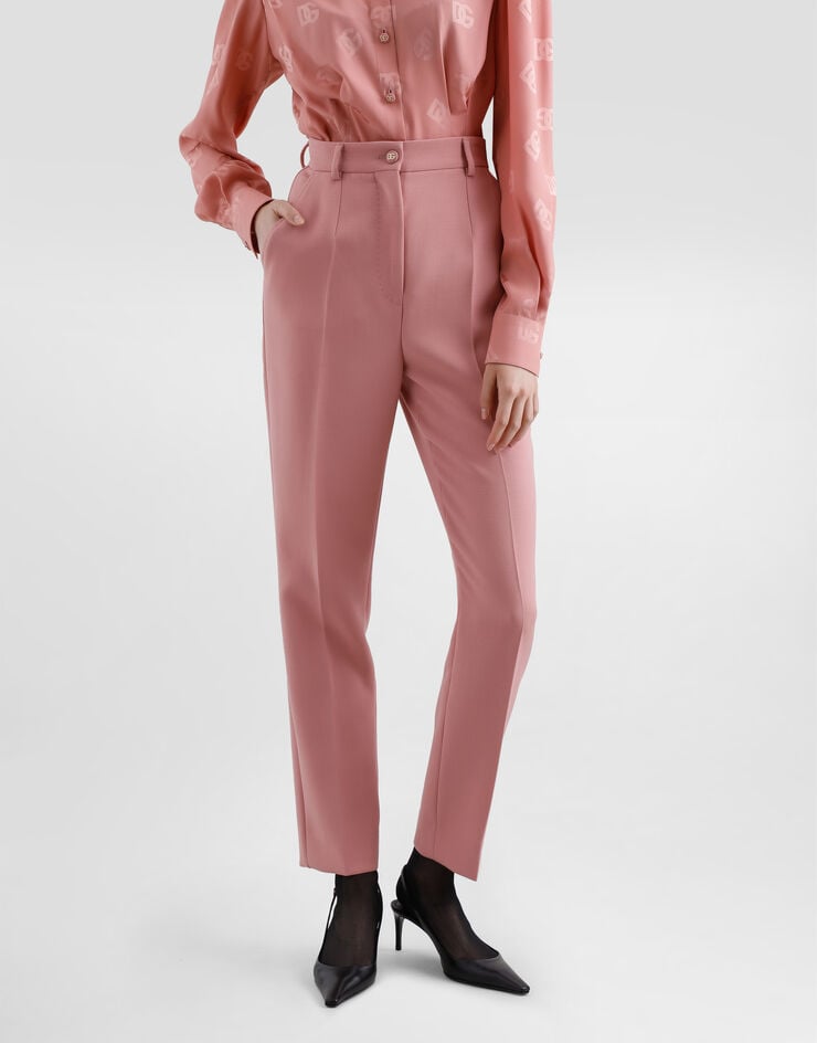 Dolce & Gabbana Pantalón Sastre En Crepé Doble De Lana