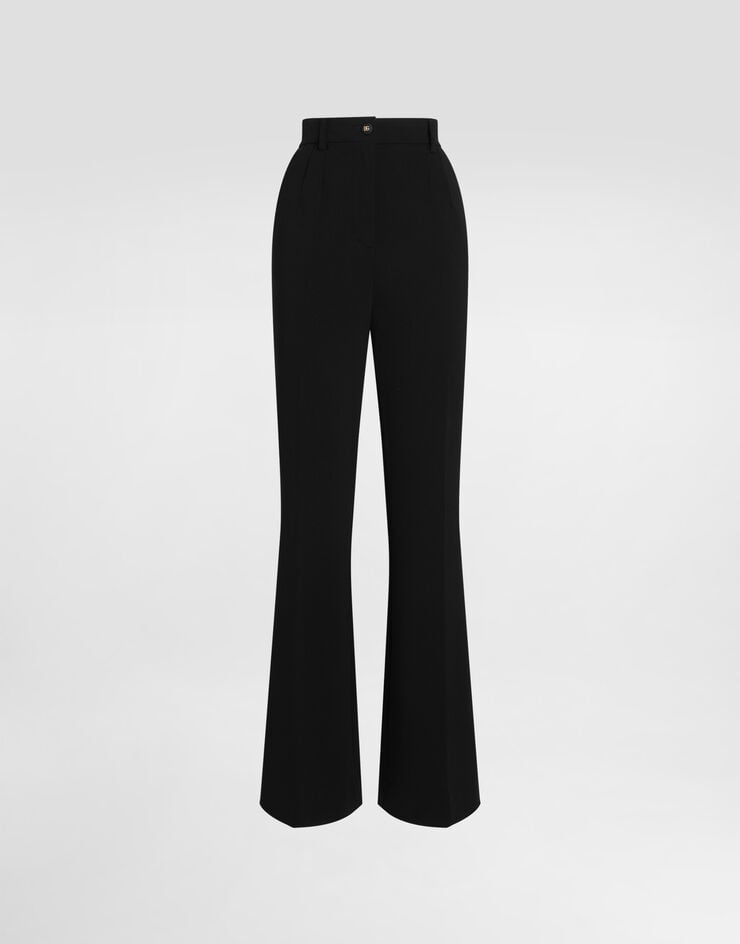 Dolce & Gabbana Pantalones acampanados de punto milano