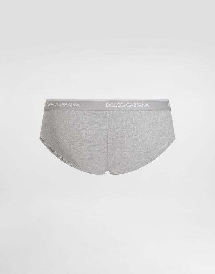 Dolce & Gabbana Paquete De 3 Slips Regular Brando De Punto Elástico