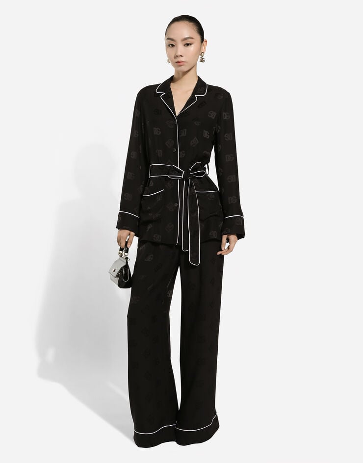 Dolce & Gabbana Pendientes Colgantes Con Cabujón Y Logotipo DG