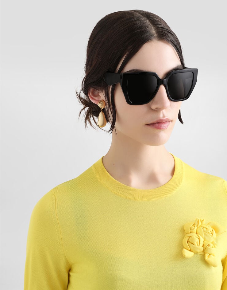 Dolce & Gabbana Pendientes Colgantes De Lágrima Con Logotipo DG