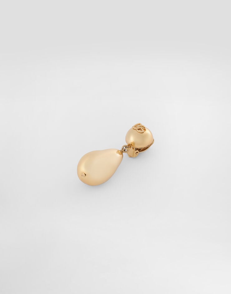 Dolce & Gabbana Pendientes Colgantes De Lágrima Con Logotipo DG