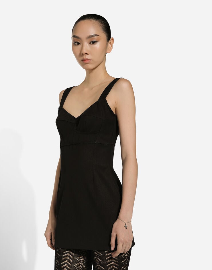 Dolce & Gabbana Pulsera De Cadena Con Colgantes De Cruz De Strass