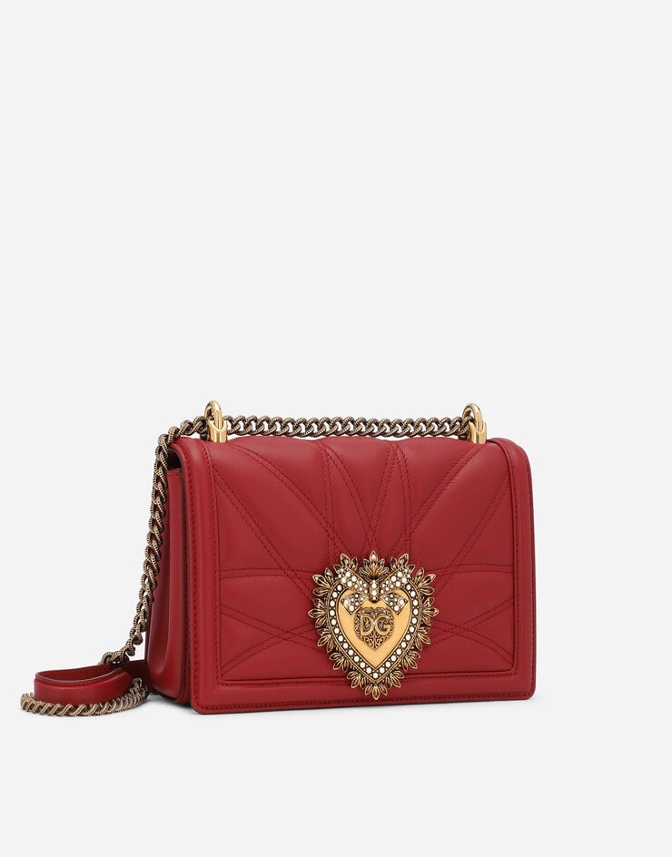 Dolce & Gabbana Sac Devotion Moyen Format En Cuir Nappa Matelassé